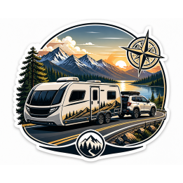🚐 Sticker Officiel Association CampGo – 10 x 10 cm