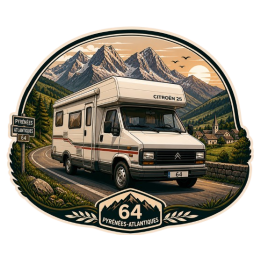 Sticker Camping-Car Personnalisé – Département de votre Région 🚐