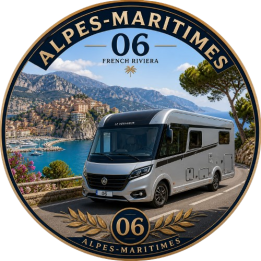 🚐 Sticker Premium Alpes-Maritimes 06 – 10 x 10 cm